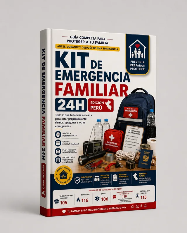 Guía Kit de Emergencia Familiar 24H — Edición Perú